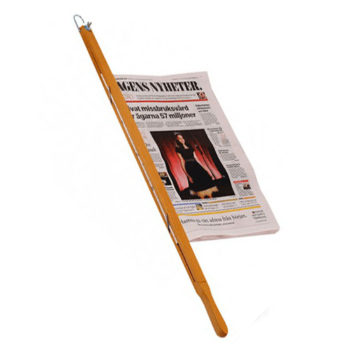 Newspaper stick 74 cm, Light Wood